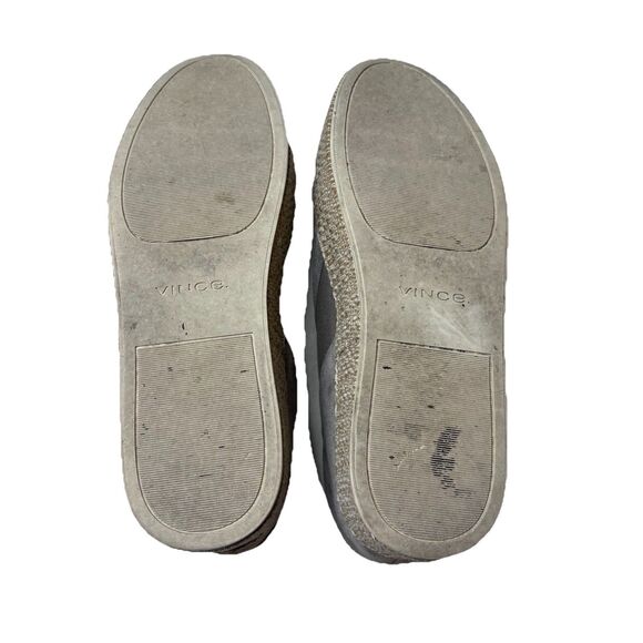 Vince Wilden Gray Suede Platform Slip on Espadrilles. Size 8.5 Womens - Picture 5 of 7